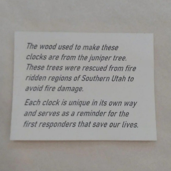 NEW Handmade Clock Made From Utah Juniper Rounds - Picture 8 of 8